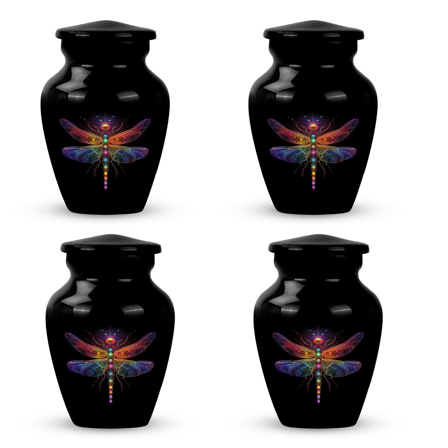 Cosmic dragonfly urn