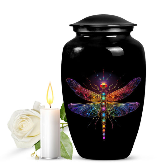 Cosmic dragonfly urn