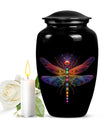 Cosmic Dragonfly Large Urn Funeral, Ashes Cremation Urn