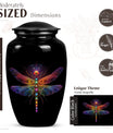 Cosmic dragonfly urn