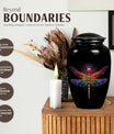 Cosmic dragonfly urn