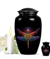 Cosmic Dragonfly Large Urn Funeral, Ashes Cremation Urn