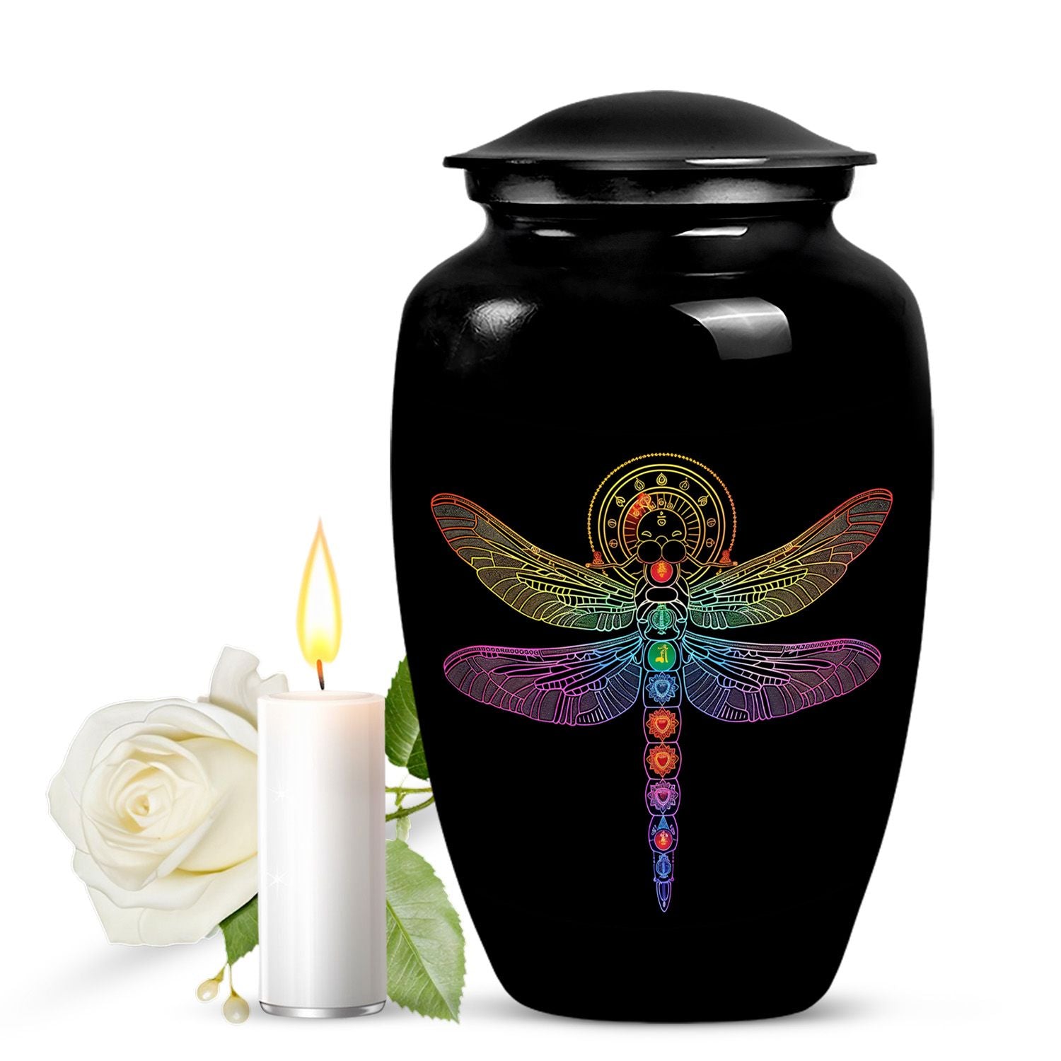  cosmic dragonfly urn.