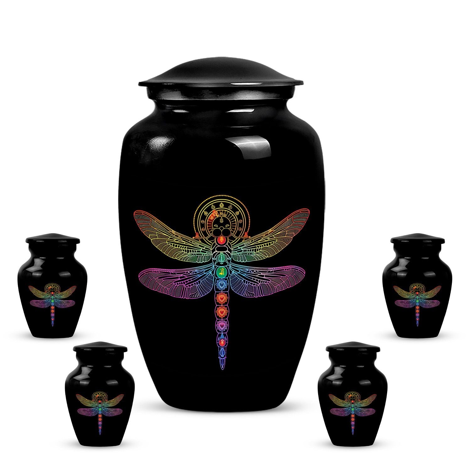  cosmic dragonfly urn.