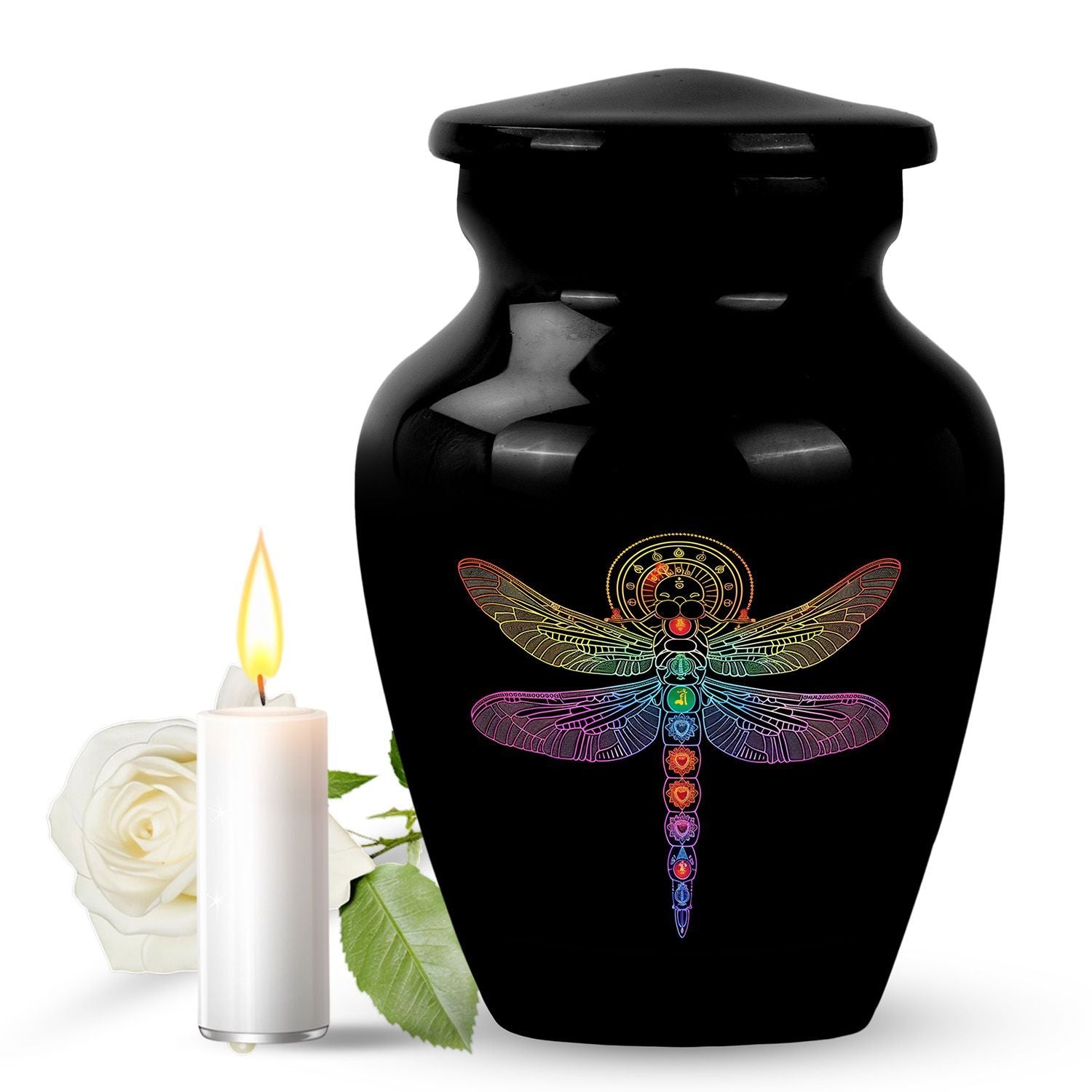  cosmic dragonfly urn.