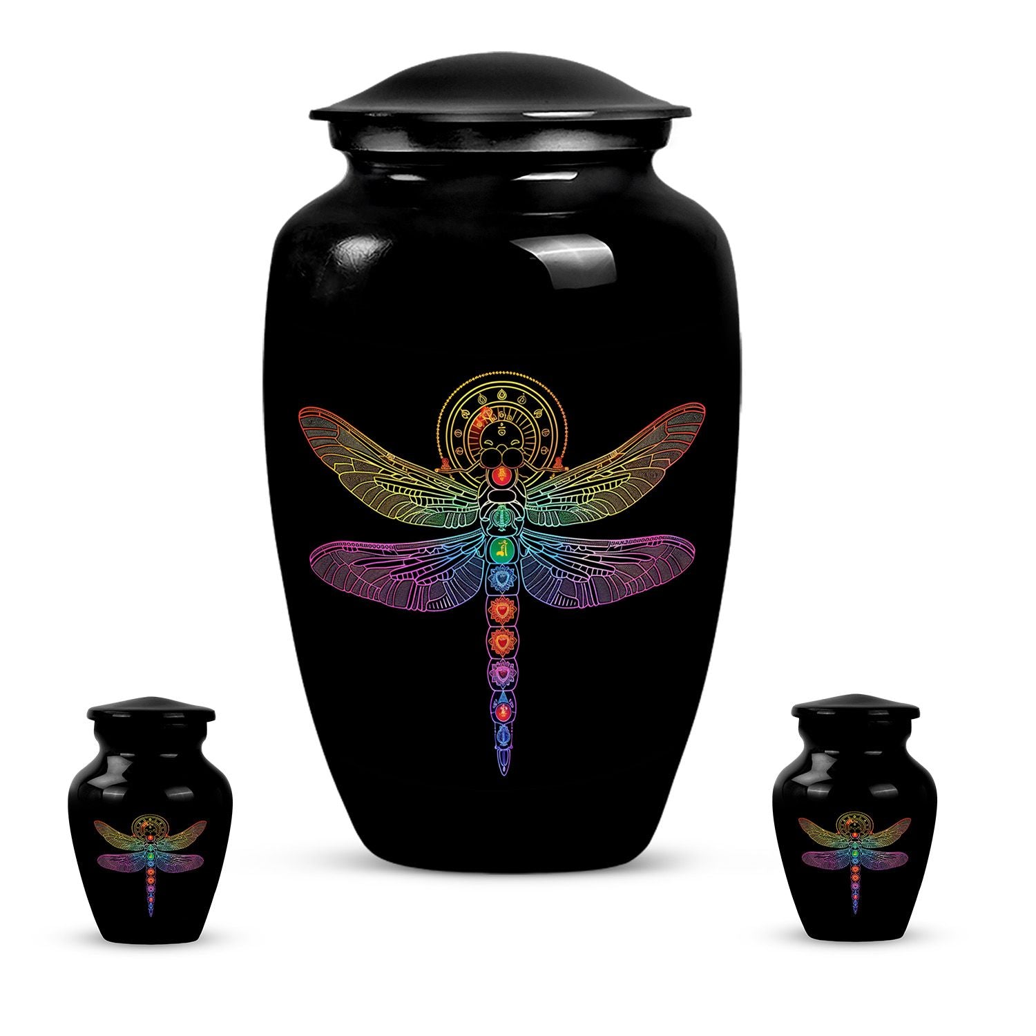  cosmic dragonfly urn.