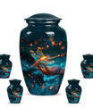 Classic 10 Inch Cosmic Dragonfly Urn.