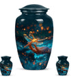 Classic 10 Inch Cosmic Dragonfly Urn.