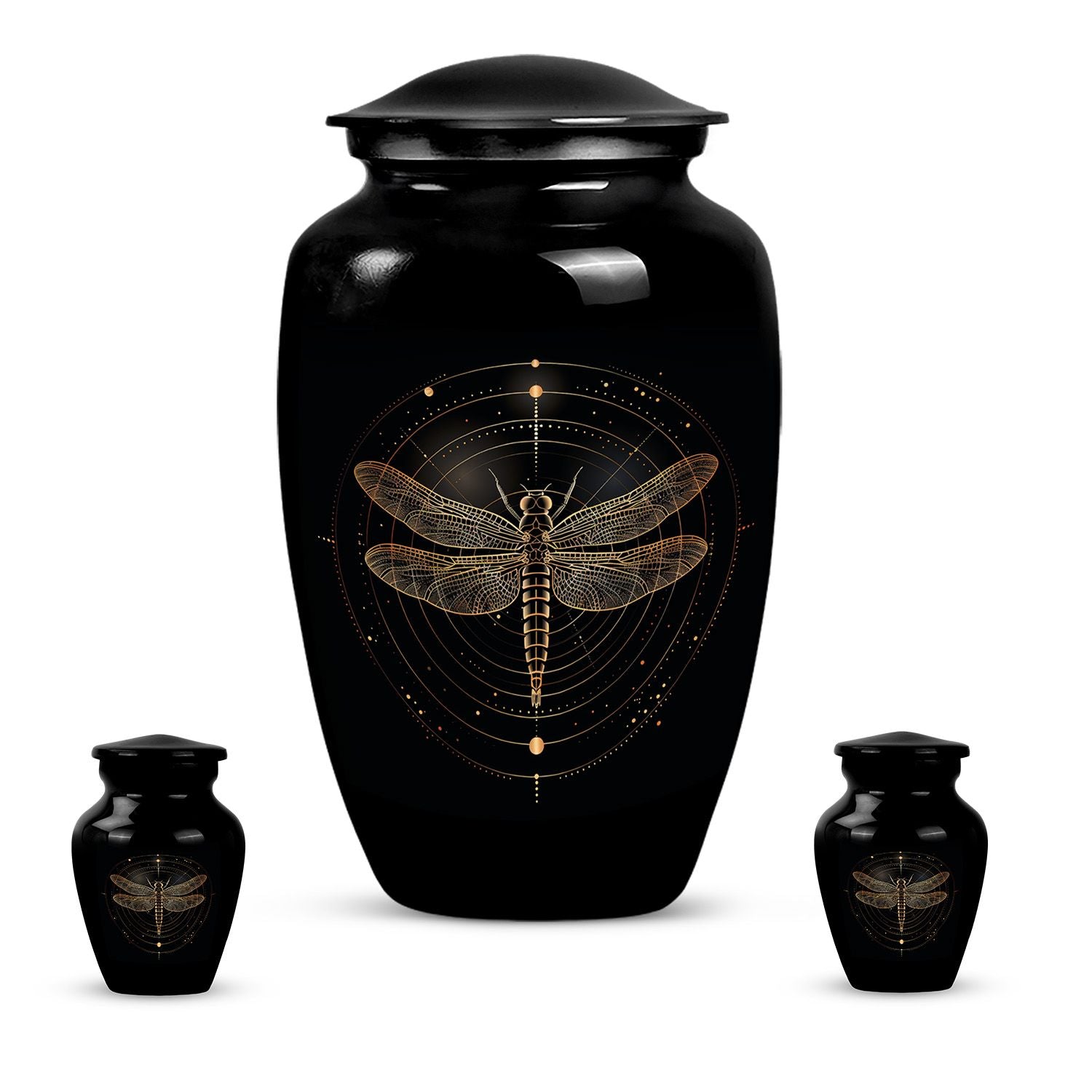 Cosmic dragonfly urn .