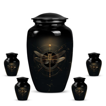 Large Urn with 4 Small Urn