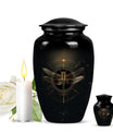 Cosmic Dragonfly Memorial Urn Funeral, Ashes Cremation Urn
