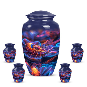 Large Urn with 4 Small Urn