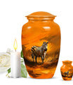 Zebra Urn For Ashes Adult Funeral, Ashes Cremation Urn