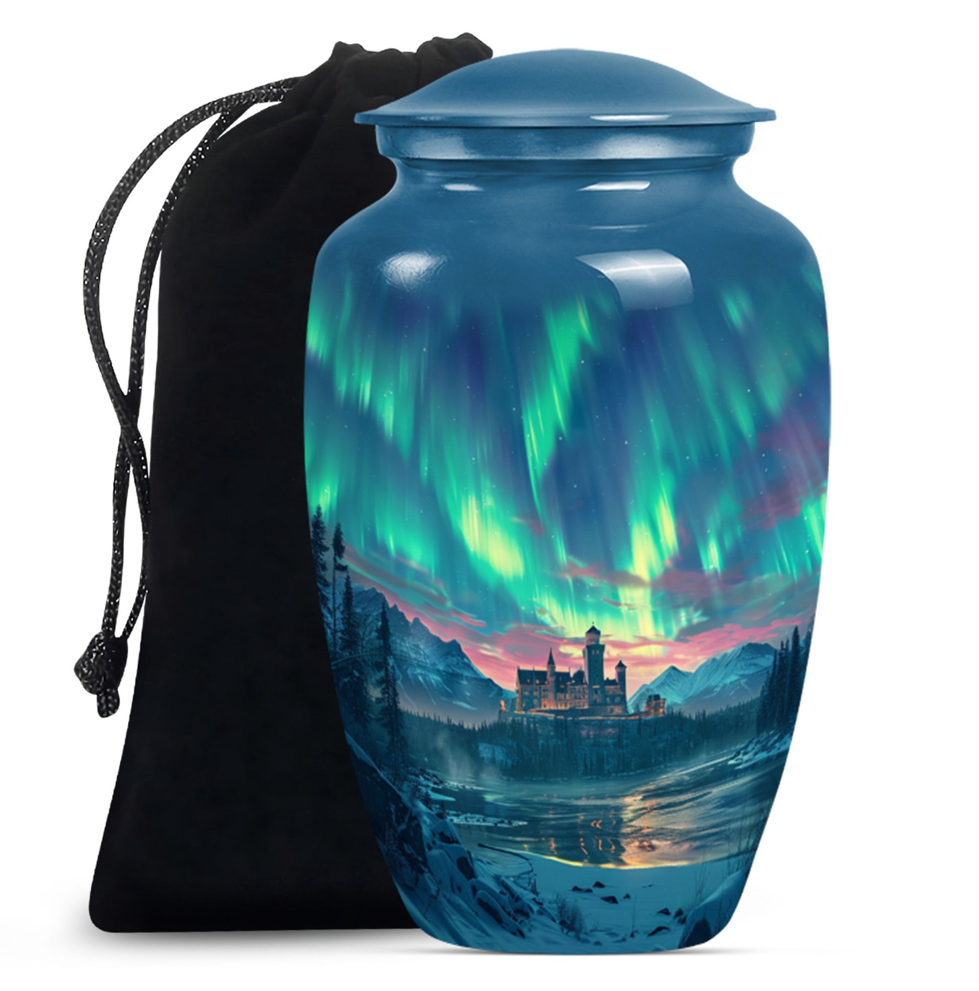 10-inch classic northern lights Urn.