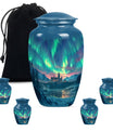 10-inch classic northern lights Urn.