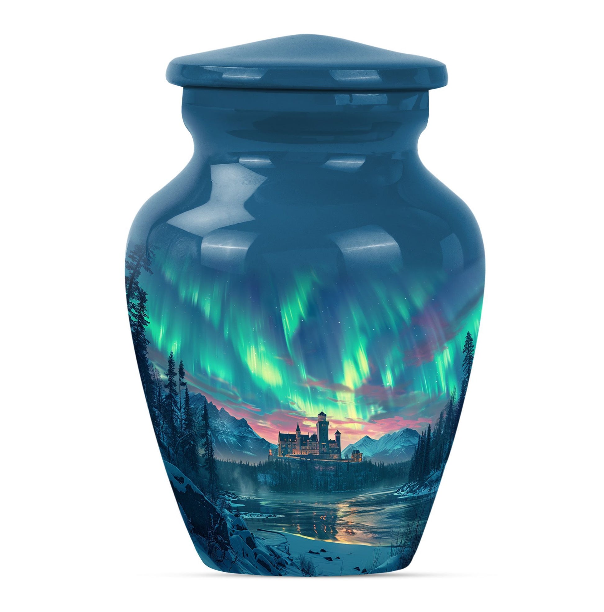 10-inch classic northern lights Urn.