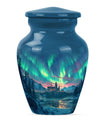 10-inch classic northern lights Urn.