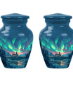 10-inch classic northern lights Urn.