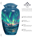 10-inch classic northern lights Urn.