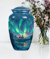 10-inch classic northern lights Urn.