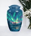 10-inch classic northern lights Urn.