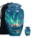 10-inch classic northern lights Urn.