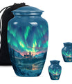 10-inch classic northern lights Urn.