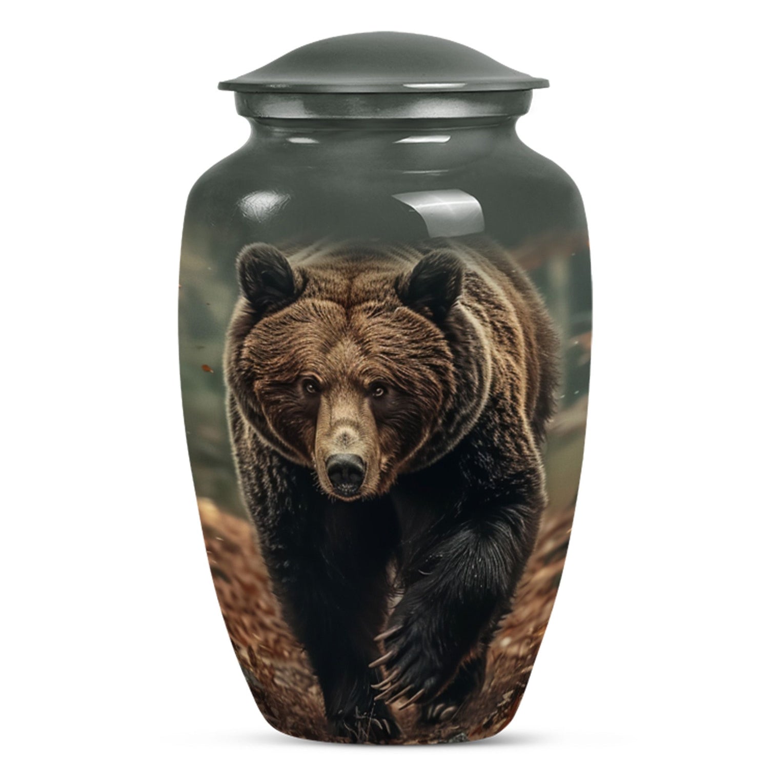  Bear Urn in Purple Meadow 