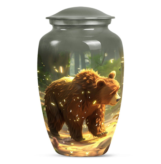 Bear Urn for ashes remains.