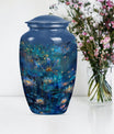 10-inch classic DRAGONFLY urn for cremation ashes.