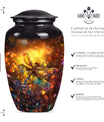 DRAGONFLY urn, large designed Memorial urn 