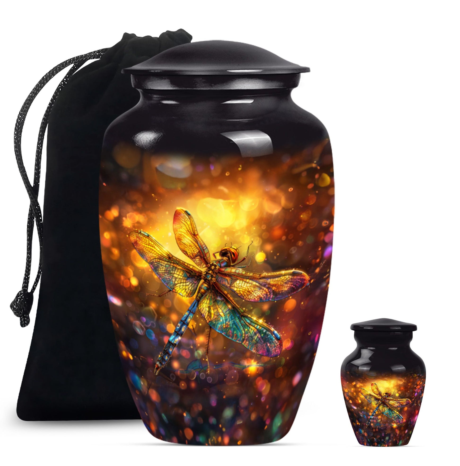 DRAGONFLY urn, large designed Memorial urn 