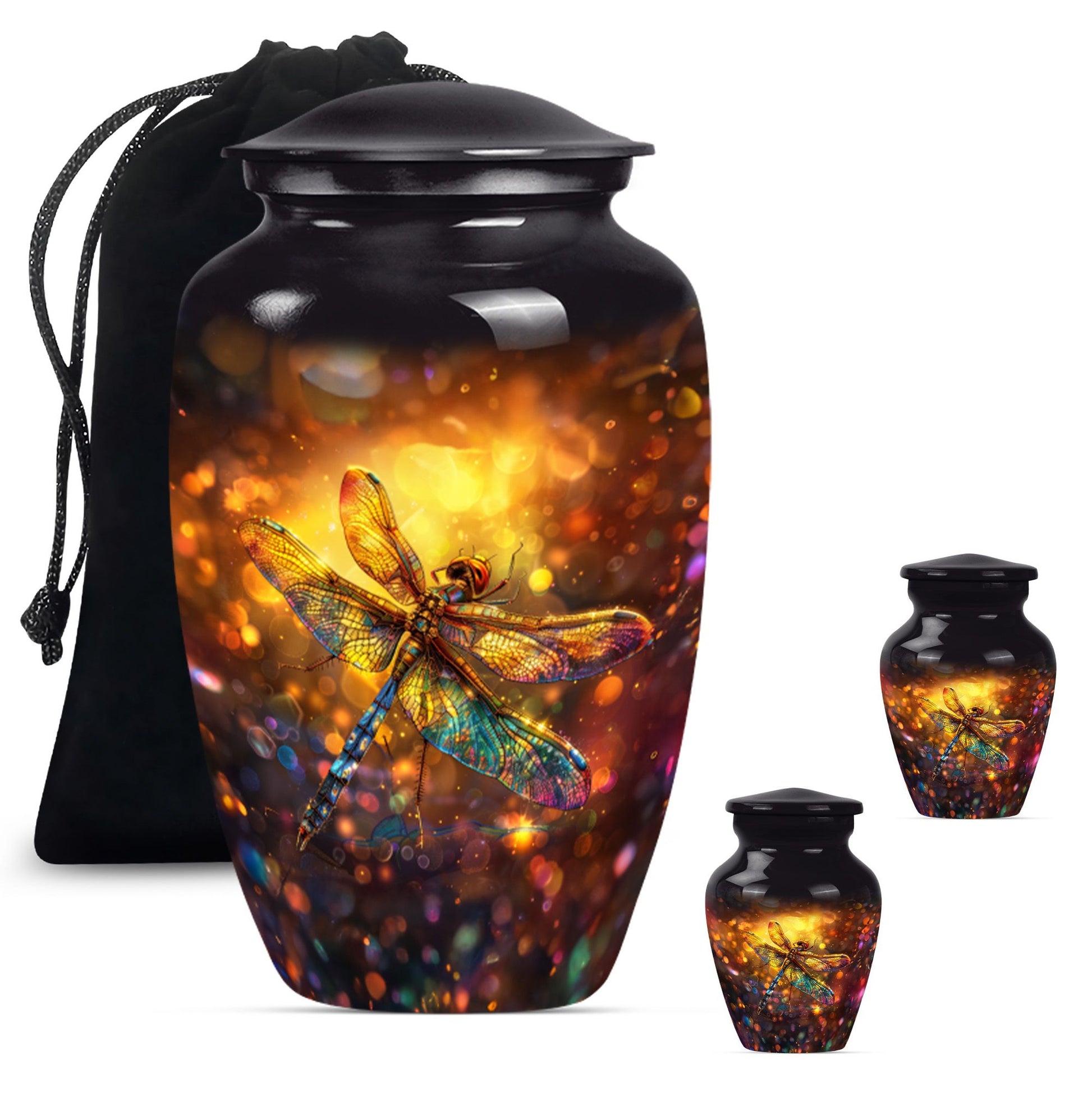 DRAGONFLY urn, large designed Memorial urn 