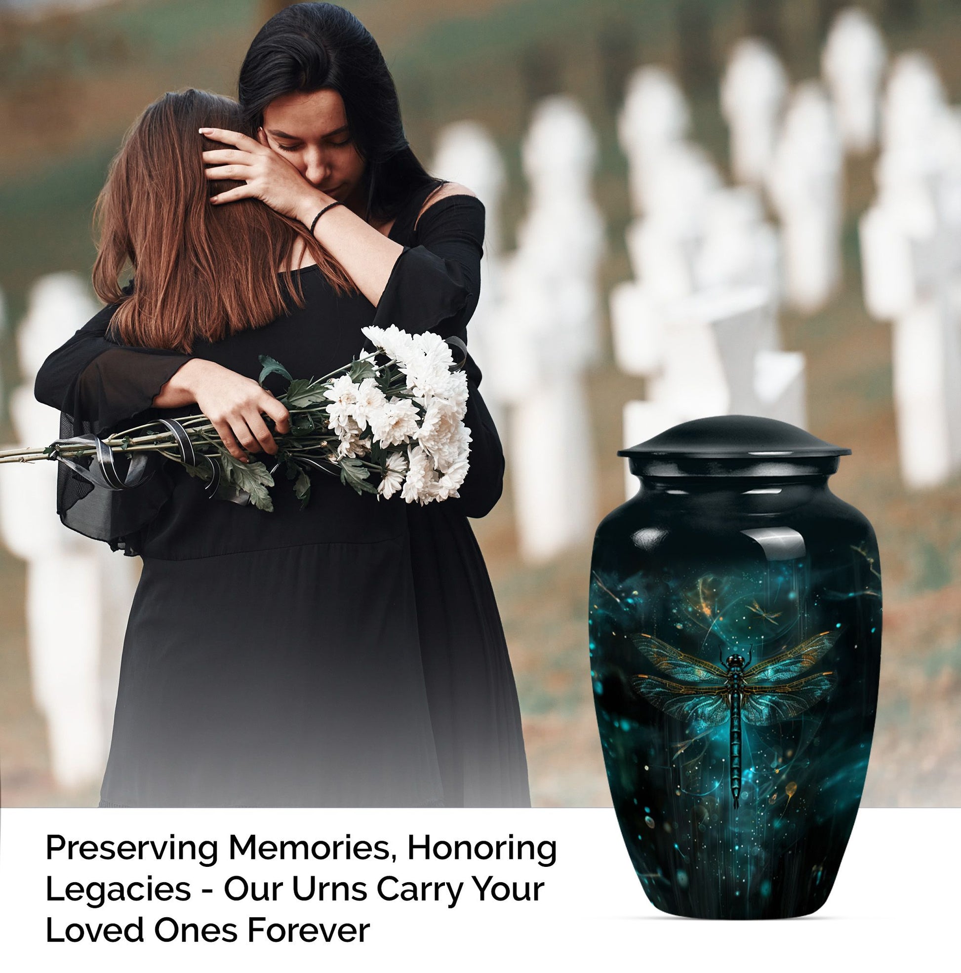 dragonfly cremation urn