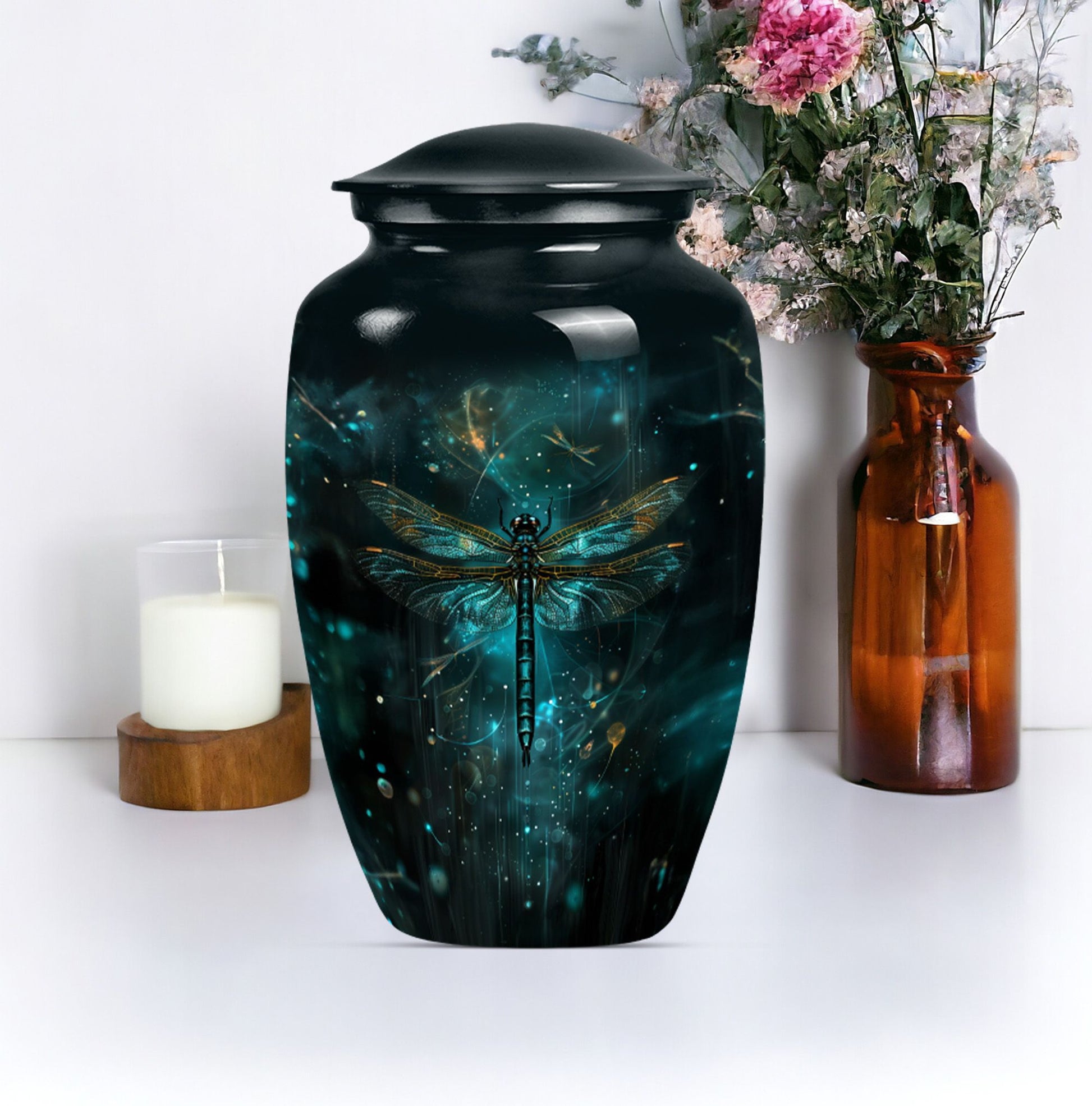 dragonfly cremation urn