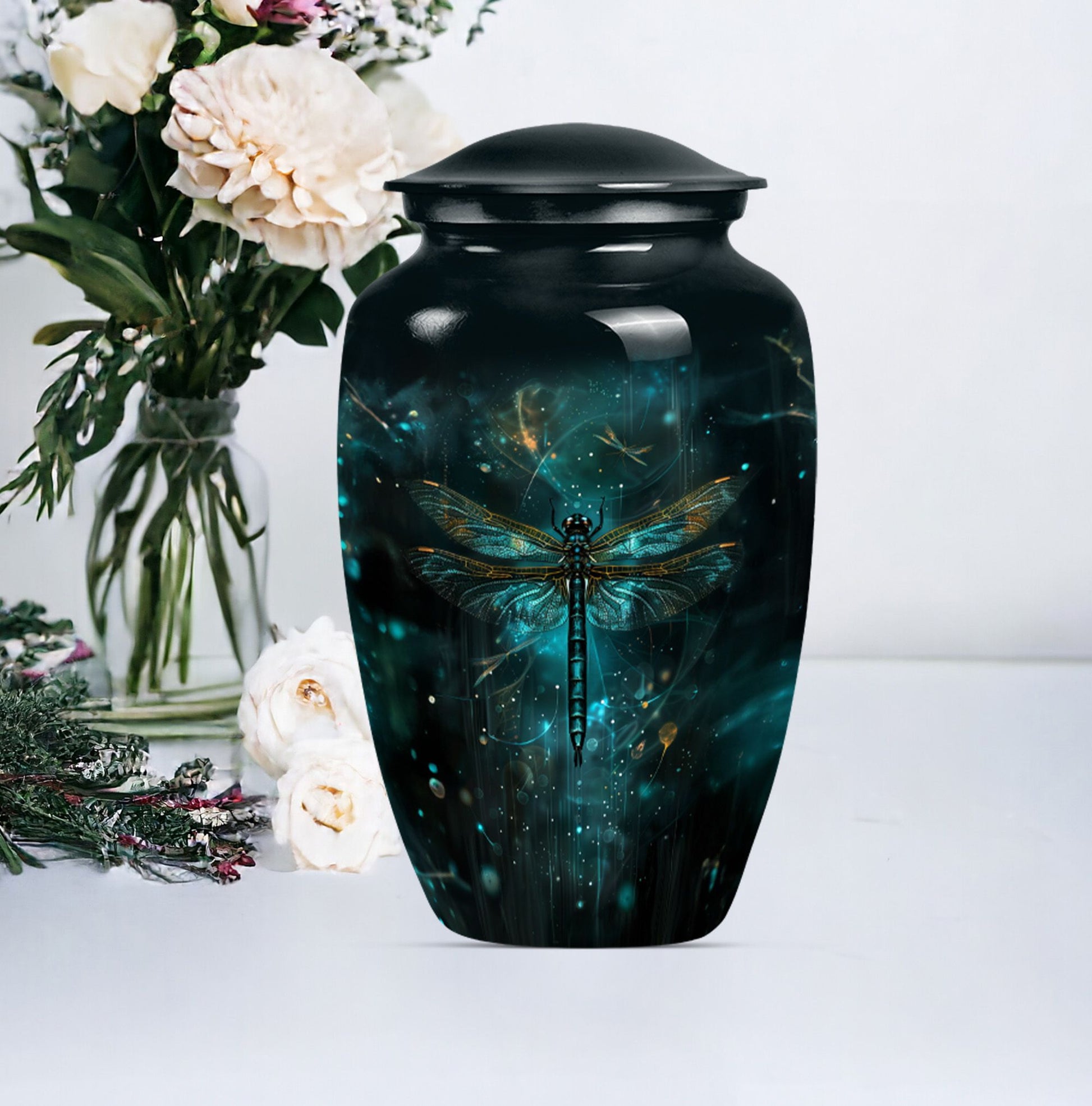 dragonfly cremation urn