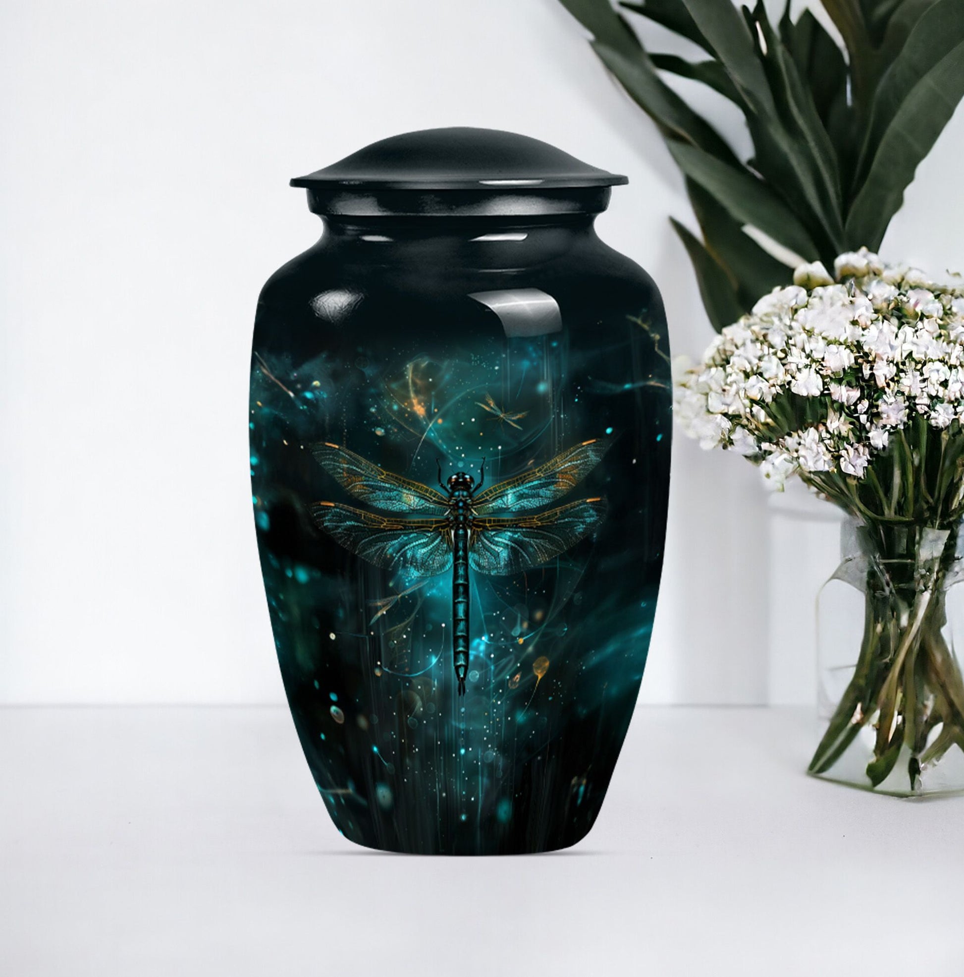 dragonfly cremation urn