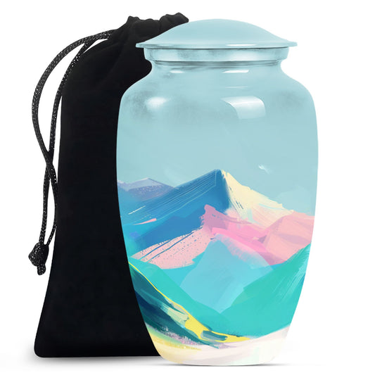  MOUNTAINS urn in Purple Meadow 