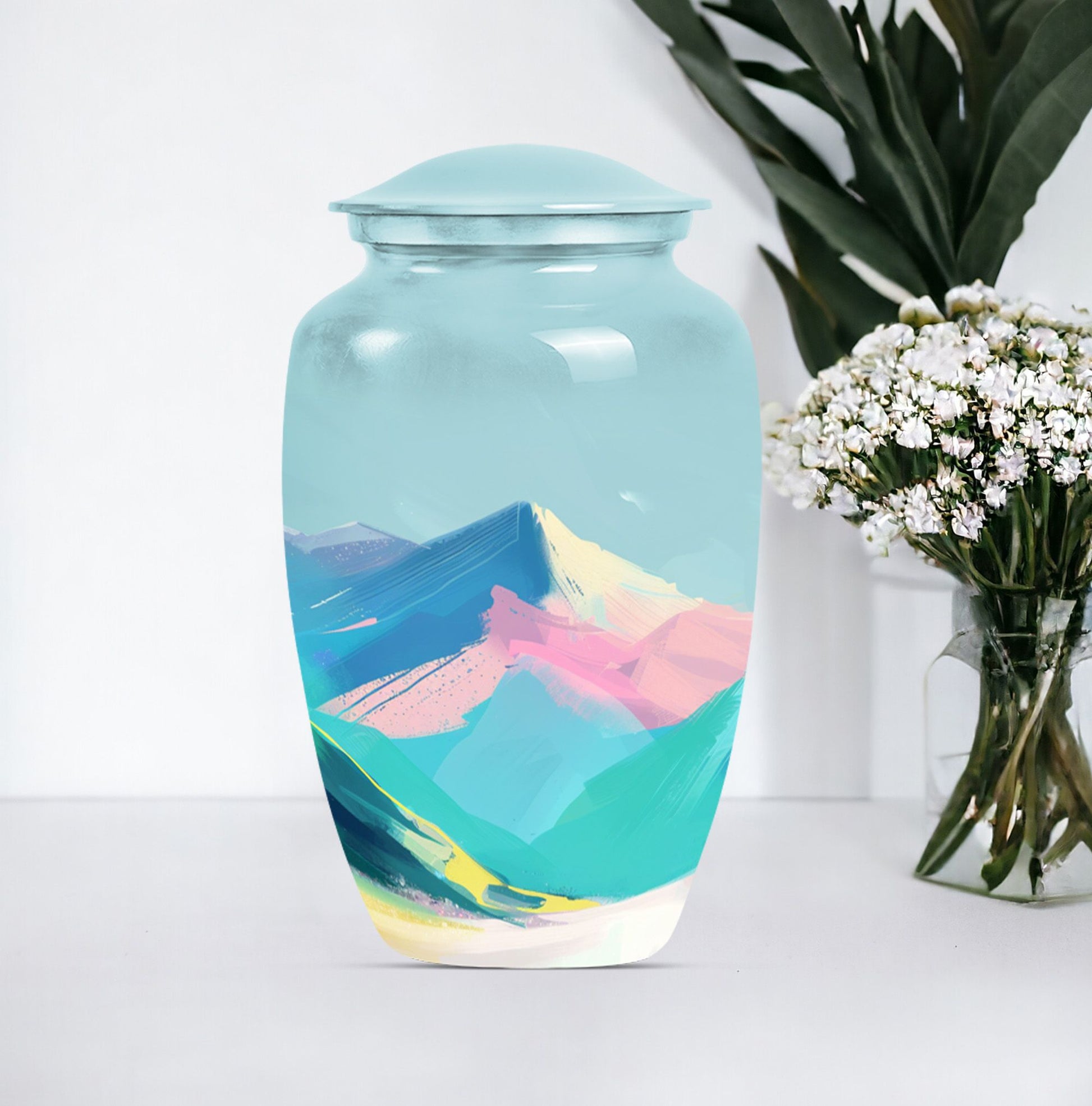  MOUNTAINS urn in Purple Meadow 