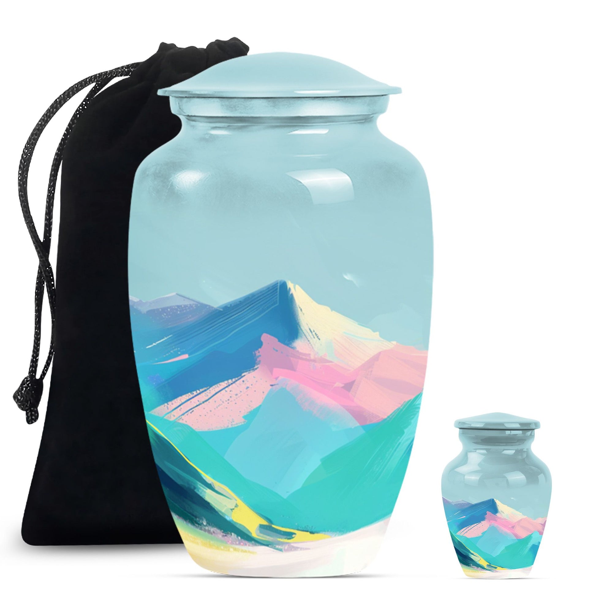  MOUNTAINS urn in Purple Meadow 