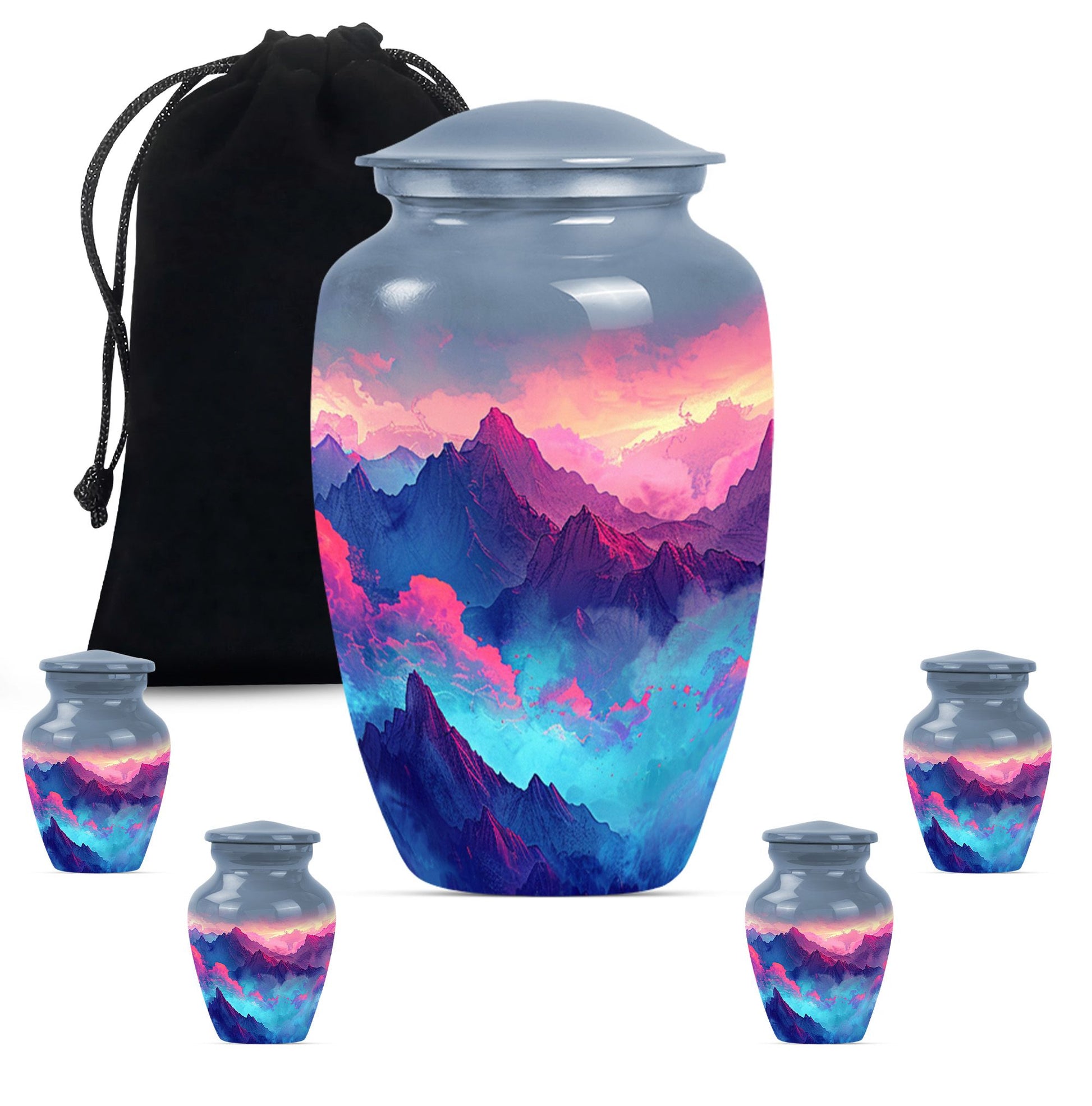 MOUNTAINS 10 Inch Classic Urn.