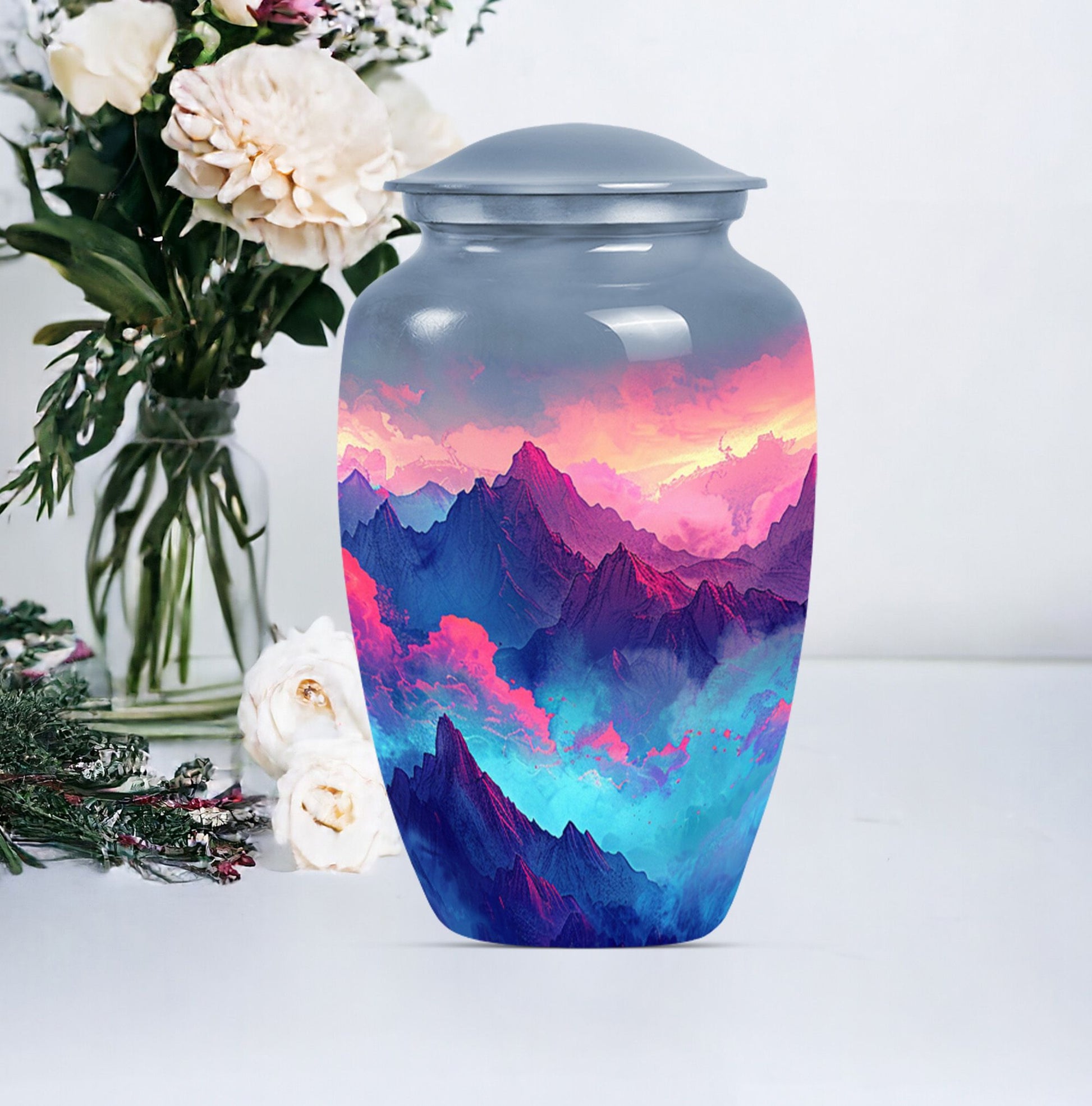 MOUNTAINS 10 Inch Classic Urn.