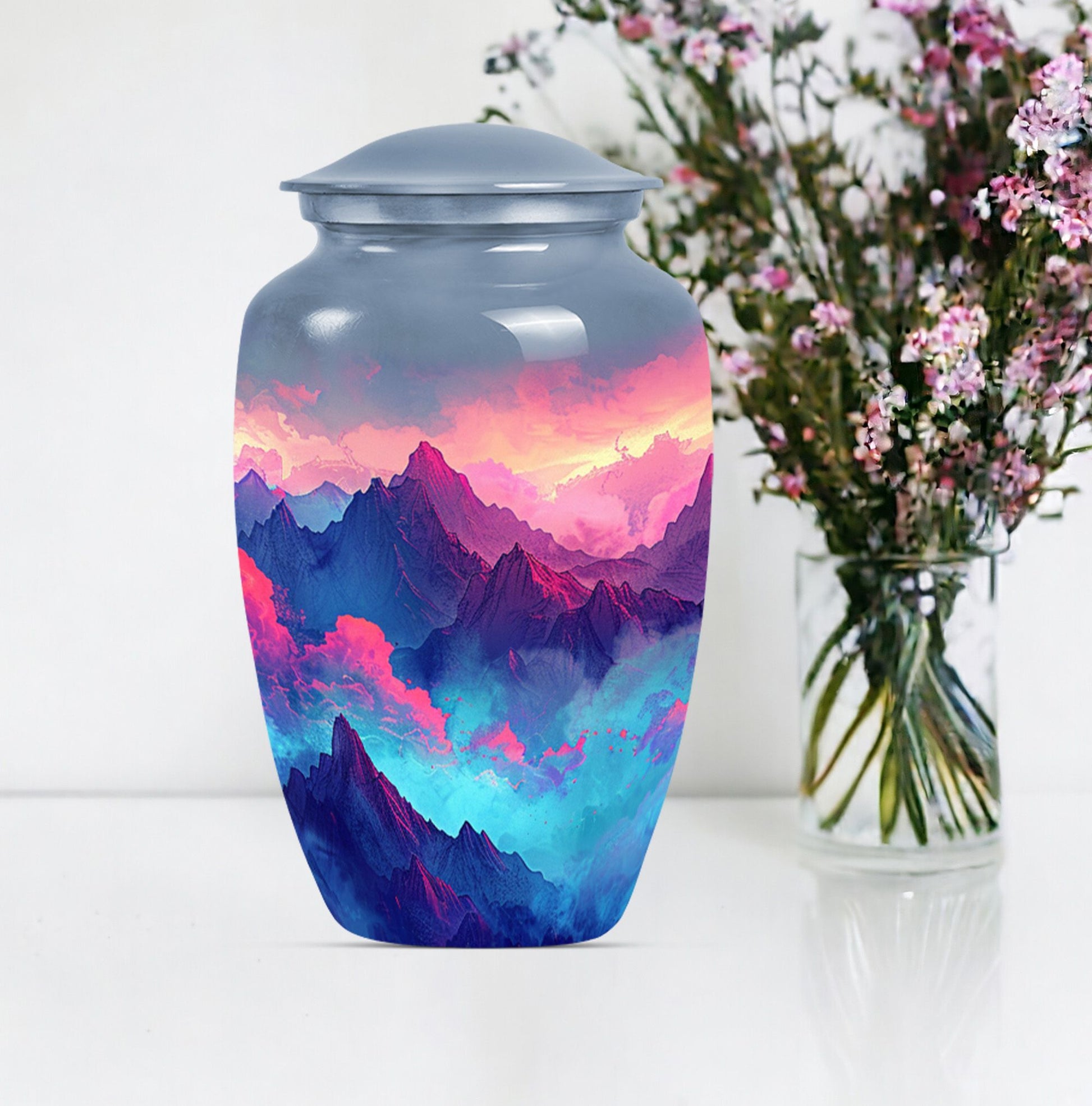 MOUNTAINS 10 Inch Classic Urn.