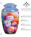 Flower Urn for mom's cremation ashes