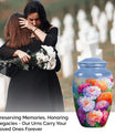 Flower Urn for mom's cremation ashes