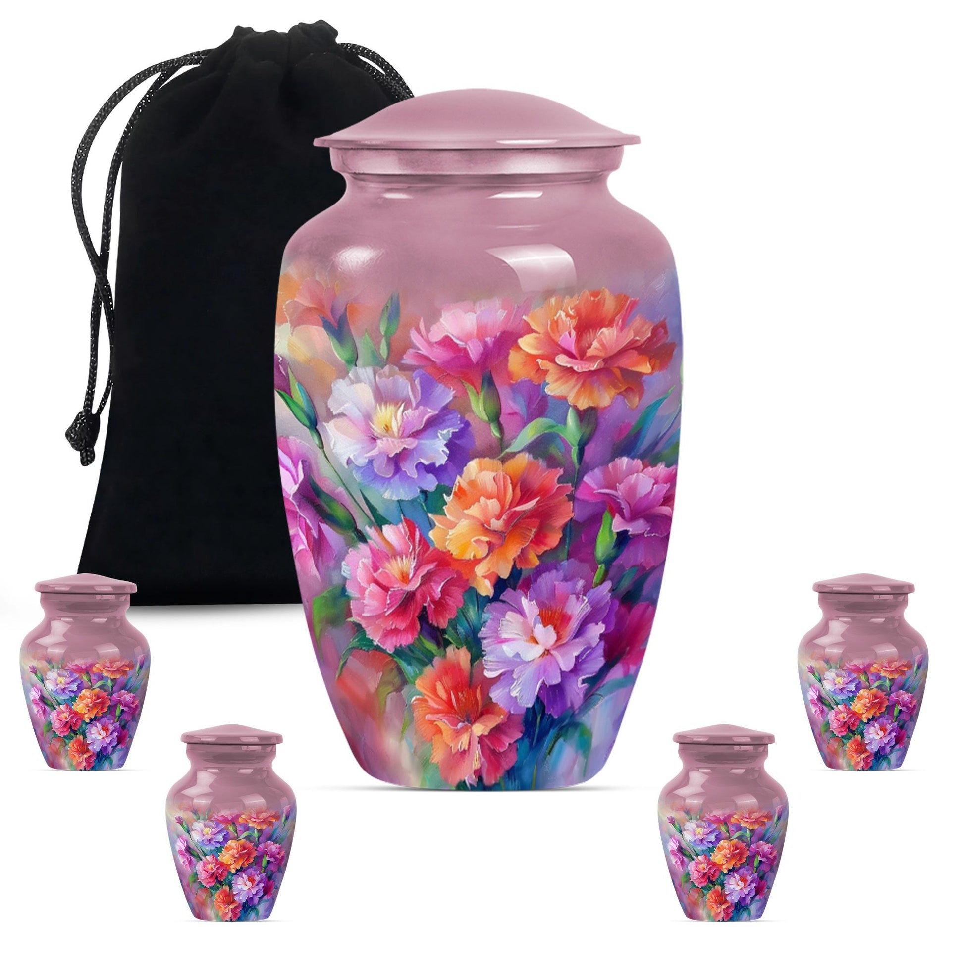 flower urn for adult ashes