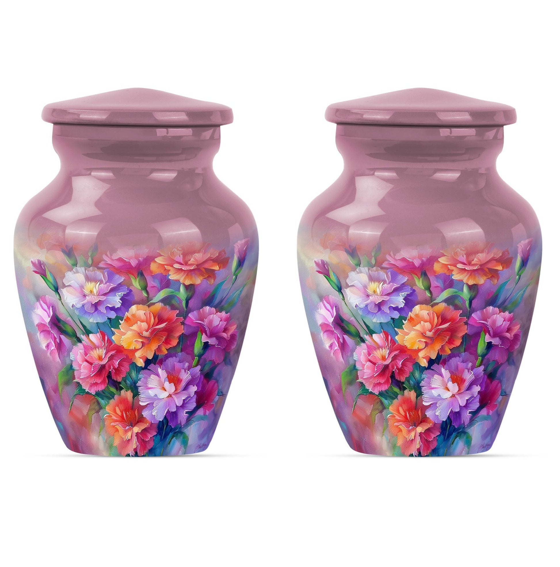 flower urn for adult ashes