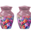 flower urn for adult ashes