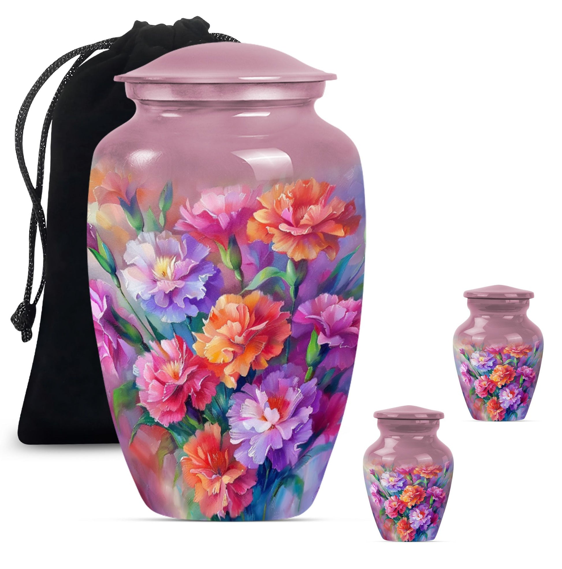 flower urn for adult ashes