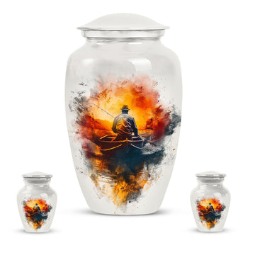 Large Urn with 2 Mini Urn